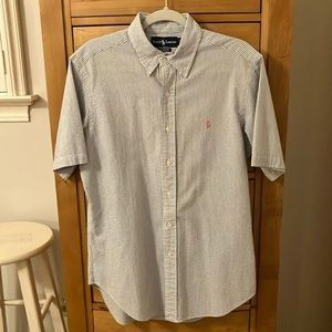 Ralph Lauren Classic Fit men’s seersucker short sleeve shirt